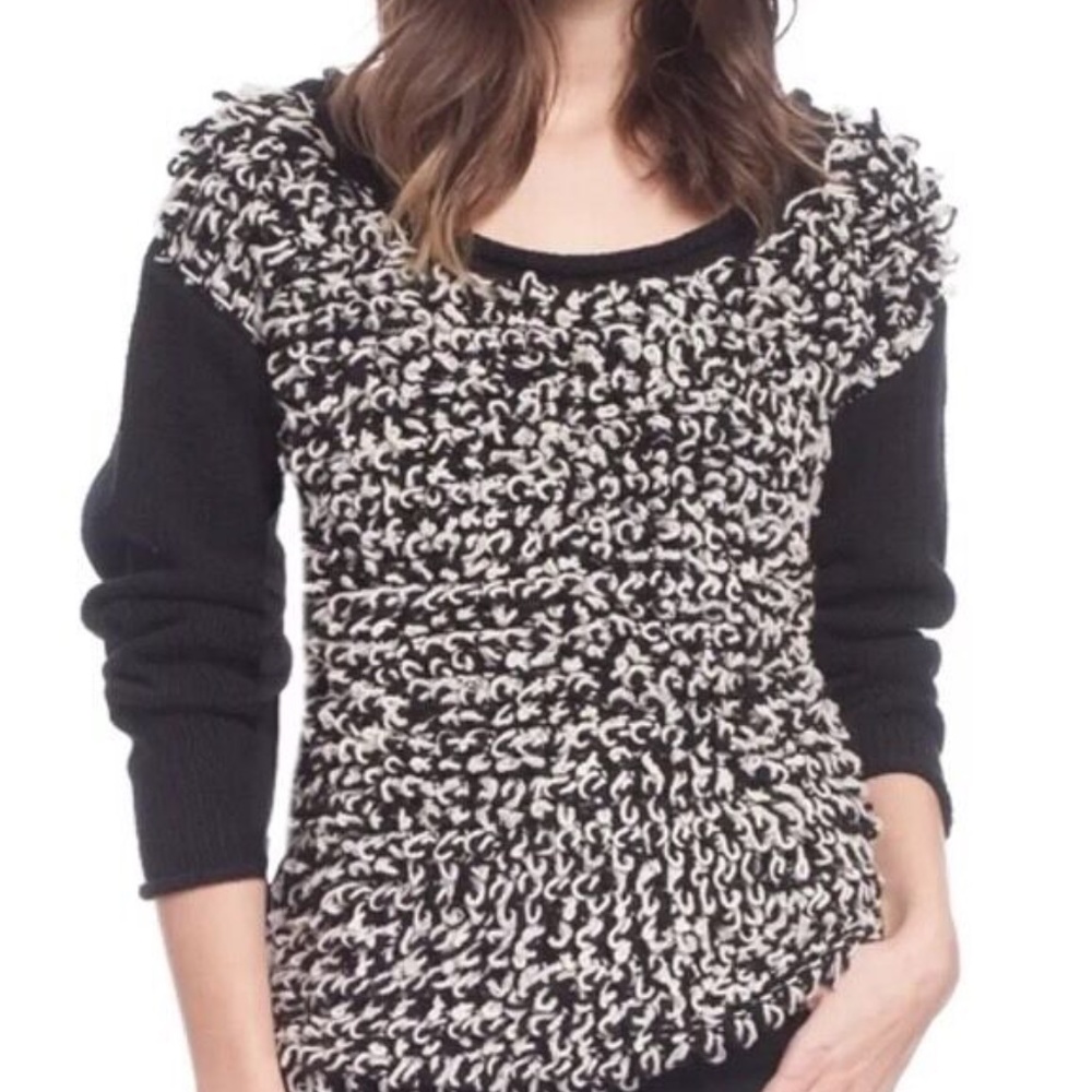 NWT Tracy Reese Anthro S Cotton Knit Loopy Sweater